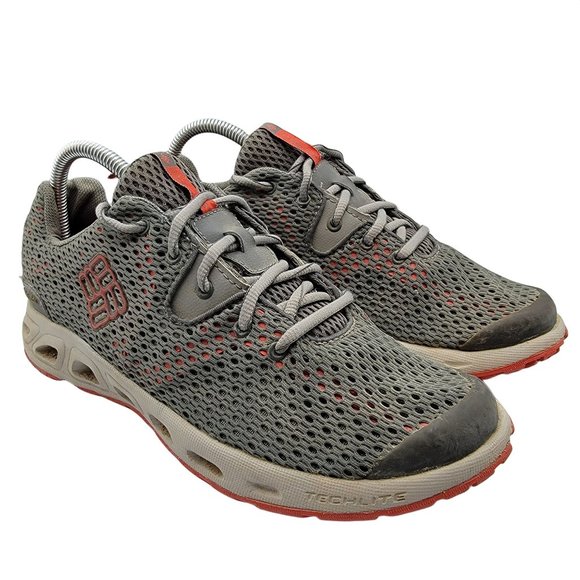Columbia Other - Columbia Drainmaker Running Shoes Mens 8.5 Gray Outdoor Sneakers - BM2552-030